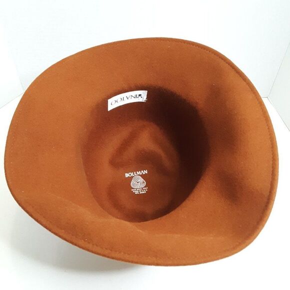 Vintage Bollman Hat Co. Women\'s Vintage 100% Wool Brown Hat main image 10